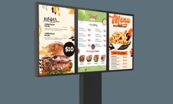 Kiosque 3 écrans / menu numériques extérieurs - Image 3
