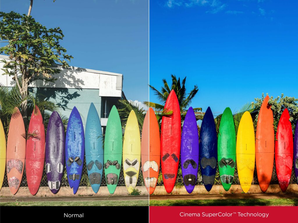 différance de couleurs avec la nouvelle technologie